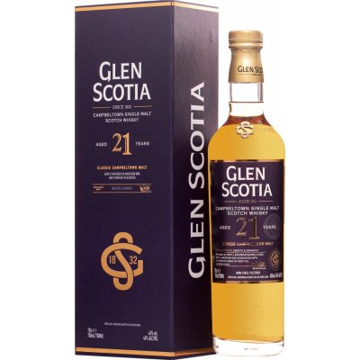 Glen Scotia 21y Single Malt Whisky 46% 0,7 l (kazeta)