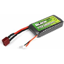 BlackZon LiPo akumulátor 7.4V 1600mAh konektor T-Dean