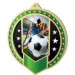 Poháry Bauer Kovová medaile MDMA03M02 Fotbal – Zboží Dáma