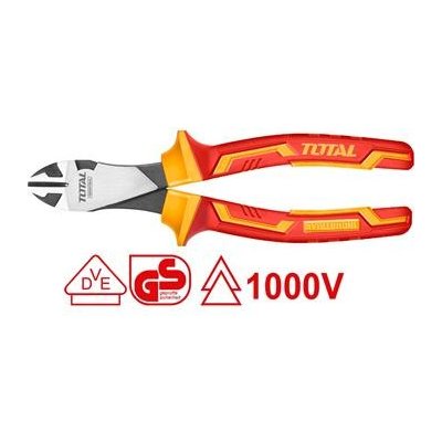 Elektrikářské kleště štípací boční, heavy duty, 180mm, industrial, 1000V TOTAL-TOOLS – Hledejceny.cz