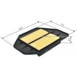 Vzduchový filtr BOSCH 1 987 429 178 – Hledejceny.cz