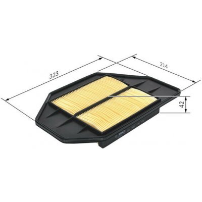 Vzduchový filtr BOSCH 1 987 429 178 – Hledejceny.cz