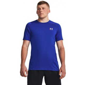 Under Armour Men's HeatGear Armour Short Sleeve Royal/White