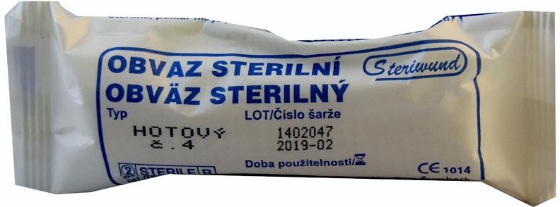 Steriwund Obvaz hotový sterilní č.4 od 10 Kč - Heureka.cz