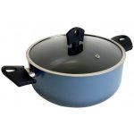 SAN IGNACIO Kastrol s poklicí a nepřilnavým povrchem NOIA 24 cm modrá BGEU-6961 – Sleviste.cz