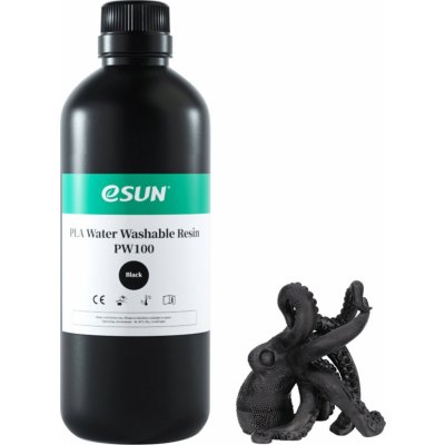 eSUN PW100 PLA Water Washable Resin Black 1.000 g – Zboží Živě