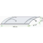 Gutta Swing PC 1,6 x 0,87x 0,27 m hnědá – Zbozi.Blesk.cz