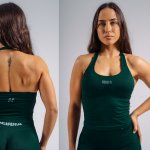 Nebbia Primal Halter Top with Built-in Bra 863 dark green – Sleviste.cz