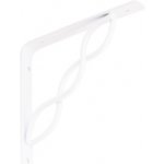 Domax WPRP150 Konzole dekorativní se splétanou vzpěrou 150x150mm, bilá, – Hledejceny.cz