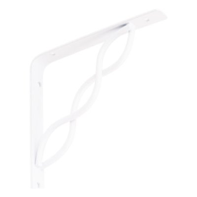 Domax WPRP150 Konzole dekorativní se splétanou vzpěrou 150x150mm, bilá, – Hledejceny.cz