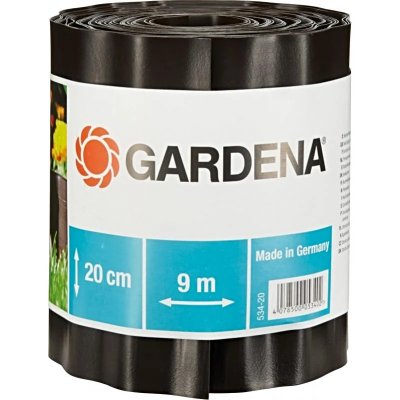 GARDENA 534-20 hnědá obruba záhonů o délce 20 m (9 cm)