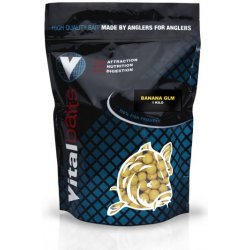 Vitalbaits Boilies Banana GLM 1kg 30mm