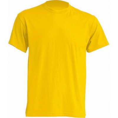 Klasické tričko JHK v rovném střihu bez bočních švů Zlatá JHK150 – Zboží Mobilmania