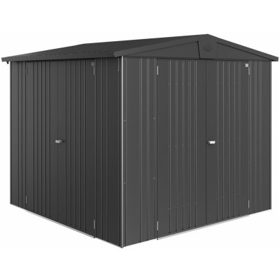 Biohort Přídavné dvoukřídlé dveře pro domek Europa tmavě šedé 172 x 148 cm – Hledejceny.cz