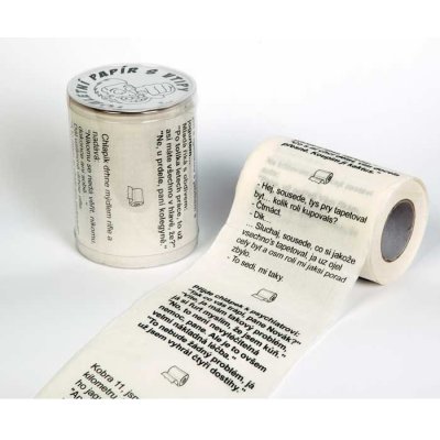 Vtipový toaletní papír – Zbozi.Blesk.cz