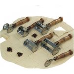 SONIX rádýlko 8x8cm nerez+dřev.rukojeť – Hledejceny.cz