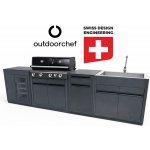 Outdoorchef Venkovní modulární kuchyň SET 6 HEAT X-515 30MB GRANIT (OCSET6X515)