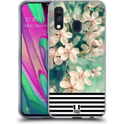 Pouzdro Head Case Samsung Galaxy A40 MIX FLORAL STRIPES – Zbozi.Blesk.cz