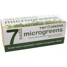 TINY GREENS Microgreens pěstební sada sada 7 kelímků
