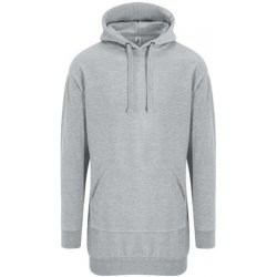 Just Hoods dámské mikinové šaty JH015 Heather Grey