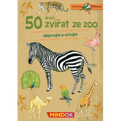 Mindok Expedice příroda: 50 druhů zvířat ze Zoo – Zboží Mobilmania