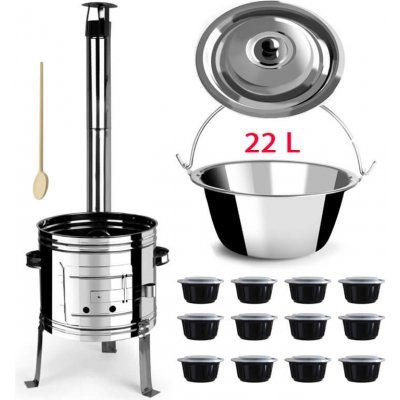 Green home kotlík na guláš nerez 22 l INOX – Zboží Mobilmania