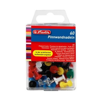 HERLITZ Připínáčky do nástěnky 60ks – Zboží Dáma