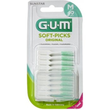 GUM Soft-Picks Regular masážní mezizubní kartáčky s fluoridy ISO 1 40 ks