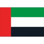 Spojené arabské emiráty vlajka - 60 x 90 cm - tunel, karabina – Hledejceny.cz