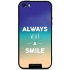 Pouzdro a kryt na mobilní telefon Apple Mobiwear Glossy - Apple iPhone 5 5S SE - G074G Smile