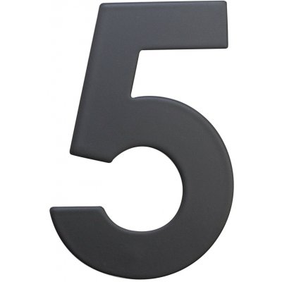Richter RN.75L.5.CE číslice 75mm "5" matná černá Černá – Sleviste.cz