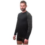 Sensor Merino Impress pánské triko dl.rukáv černá/batik – Hledejceny.cz