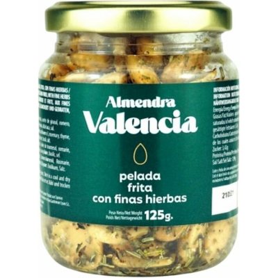 Almondeli Pražené Mandle Valencia s Bylinkami 125 g – Hledejceny.cz
