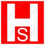 Hydrant suchovod, samolepka 150 x 150 x 0,1 mm – Sleviste.cz