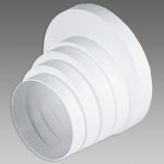 Den Braven Redukce kulatých kanálů více průměrová, průměr 100 mm - 150 mm, plastová – Hledejceny.cz