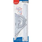Maped Sada pravítek Geometric Maxi 4dílná čirá 242767 – Zboží Živě