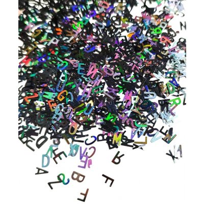 Dekorace do pryskyřice písmenka Barva: Černá – Sleviste.cz