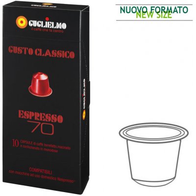 Guglielmo Lespreso70 RED kompatibilní s Nespresso 10 ks