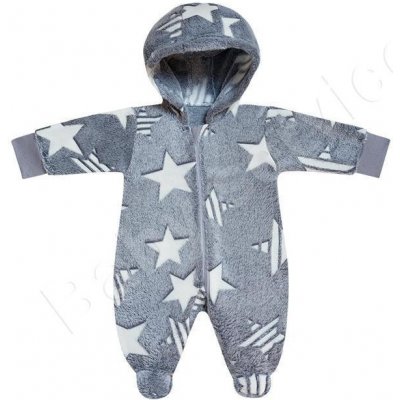 Baby Service Zimní kombinéza s kapucí welsof Hvězdy
