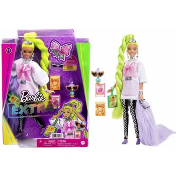 Barbie Extra neonově zelené vlasy