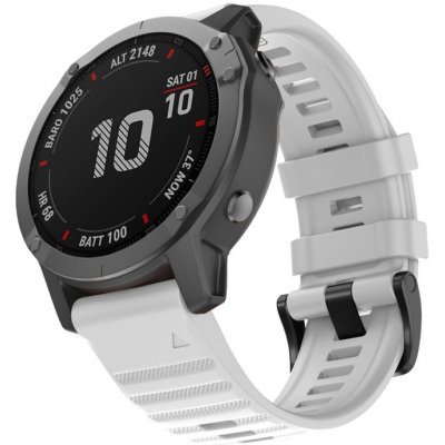 PROTEMIO SILICONE Řemínek Garmin Fenix 7 / Epix 2 2. generácia bílý 39281 – Hledejceny.cz