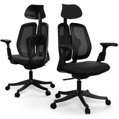 Ergonomická kancelářská židle Liftor Active, černá (textil + síťovina) 16213