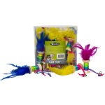 Papillon Váleček barevný s pružinou a peřím 4,7 cm – Zboží Dáma