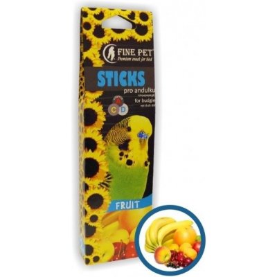 Lolo Pets Fine Pet Sticks tyčinky ovocné pro andulky 110 g – Zboží Mobilmania