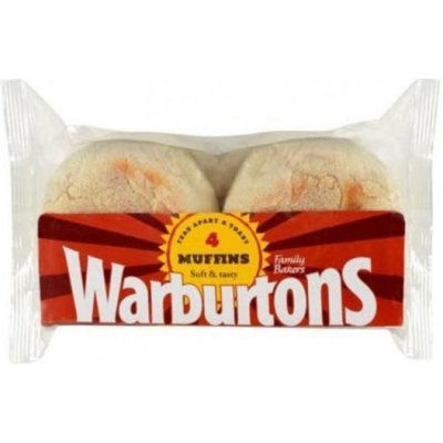 Warburtons Toastové muffiny, 4 ks 256g – Sleviste.cz