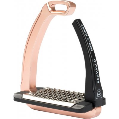 ACAVALLO Bezpečnostní třmeny Rel-X Easy rosegold – Sleviste.cz