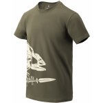 Tričko Helikon-Tex Full Body Skeleton olivové – Sleviste.cz