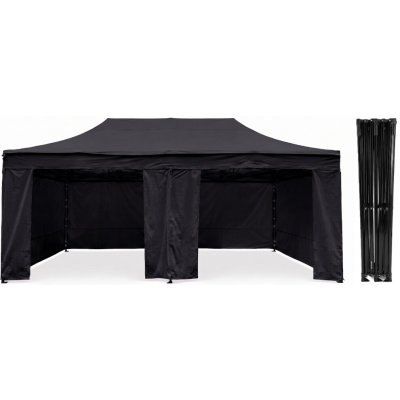 TENTino STEEL HEXAGON 4x8 m 11A - ČERNÁ – Hledejceny.cz