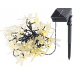 KIK KX4968 Solární zahradní osvětlení vážky 6,5 m 30LED teplá bílá – Sleviste.cz