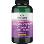 Swanson Hydrolyzed Collagen Peptides + vit.C 250 tablet – Hledejceny.cz